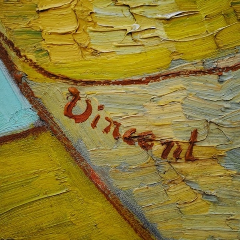 Van Gogh signait 